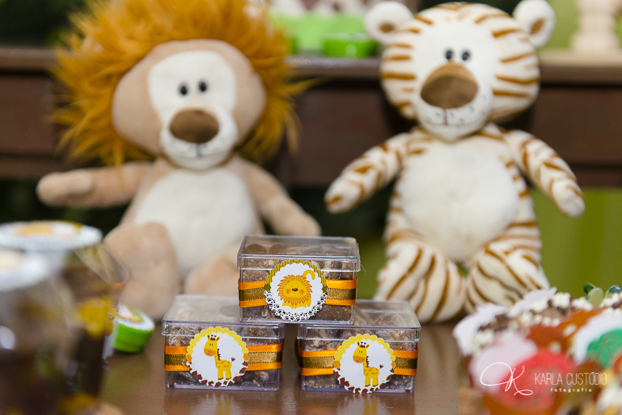 decoração, selva, floresta, animais, leão, bolo, girafa, doces, hipopotamo