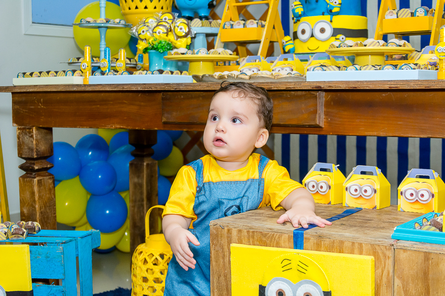 aniversário, minios, meu malvado favorito, decoração infantil, primeiro aniversário, 1 aninho, 