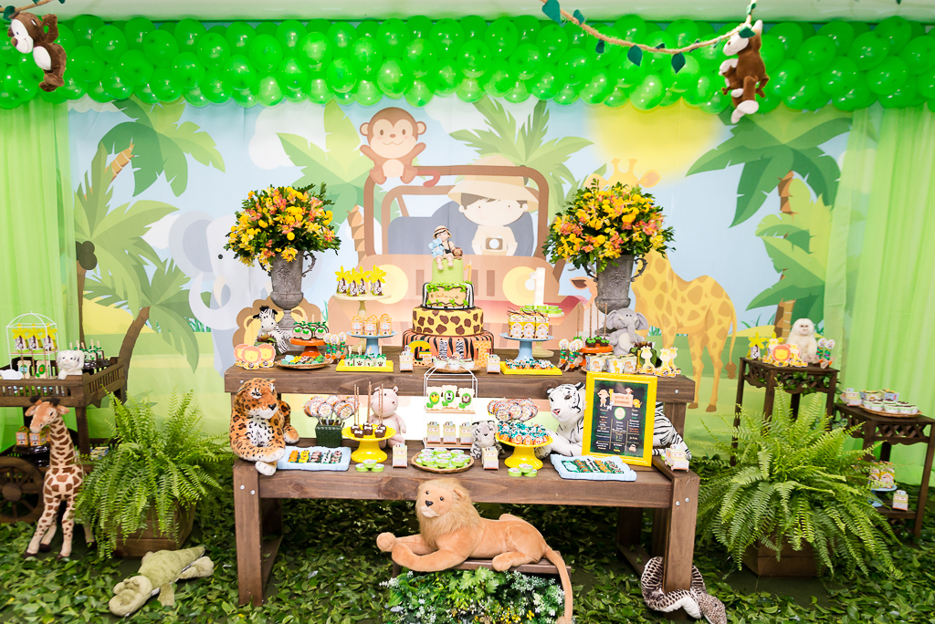 festa infantil, floresta, selva, aniversário infantil, menino, primeiro aniversário, aniversário, menino, happy day