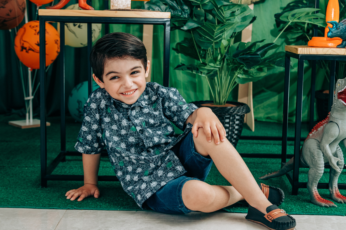 Fotógrafa fotografo de festa infantil aniversário florianópolis são josé palhoça biguaçu sc tema dinossauro decoração