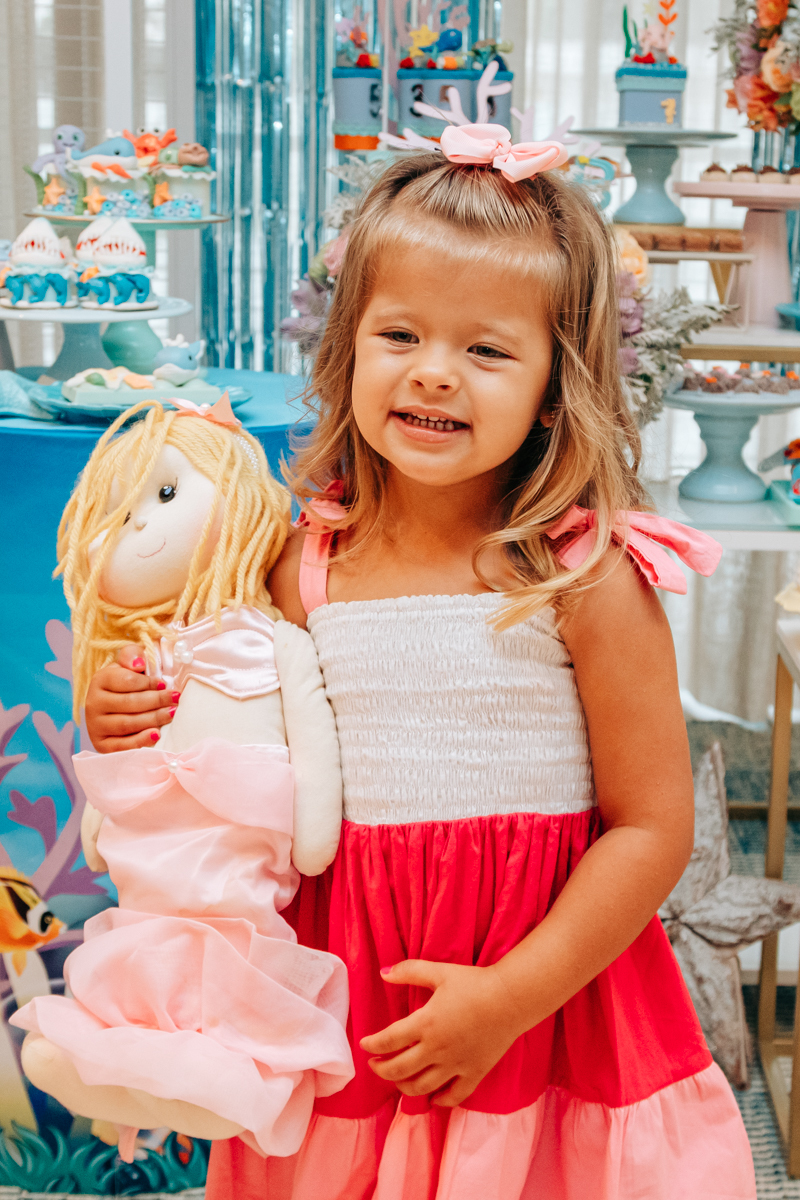 Festa infantil decoração Scotti produções em Florianópolis SC fundo do mar Camille Reis e Daniel Guimarães Fotografa aniversário luxo jurerê cobertura fotográfica Thayane Peters Fotografia