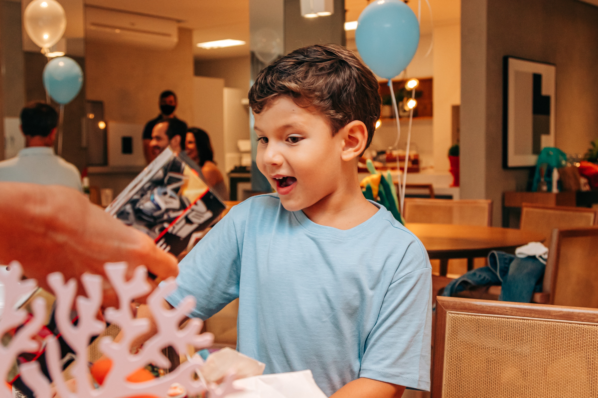 Festa infantil decoração Scotti produções em Florianópolis SC fundo do mar Camille Reis e Daniel Guimarães Fotografa aniversário luxo jurerê cobertura fotográfica Thayane Peters Fotografia