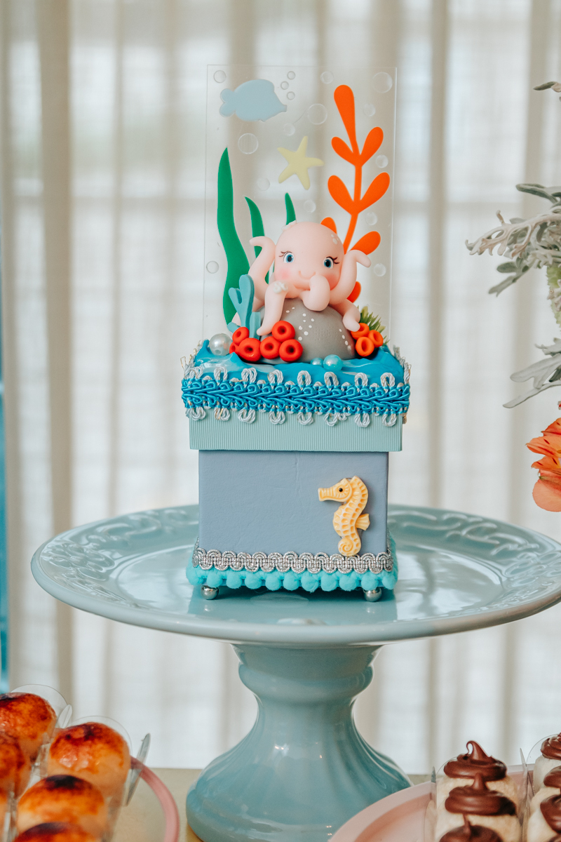 Festa infantil decoração Scotti produções em Florianópolis SC fundo do mar Camille Reis e Daniel Guimarães Fotografa aniversário luxo jurerê cobertura fotográfica Thayane Peters Fotografia