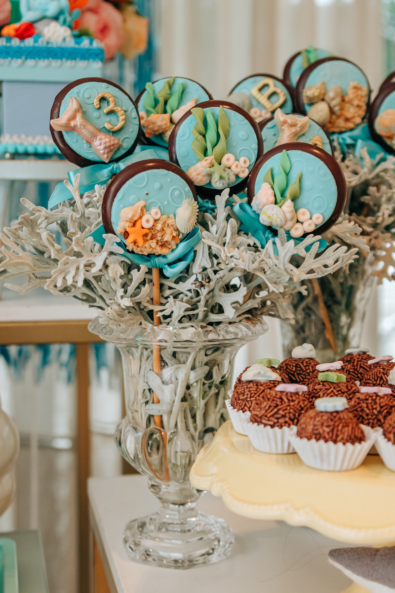 Festa infantil decoração Scotti produções em Florianópolis SC fundo do mar Camille Reis e Daniel Guimarães Fotografa aniversário luxo jurerê cobertura fotográfica Thayane Peters Fotografia