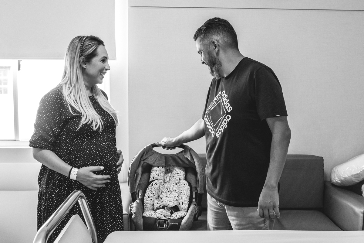 Fotografia e video de parto cesárea na clinica maternidade Santa Helena em florianópolis fotografa palhoça Thayane Peters Fotografia especializada em 