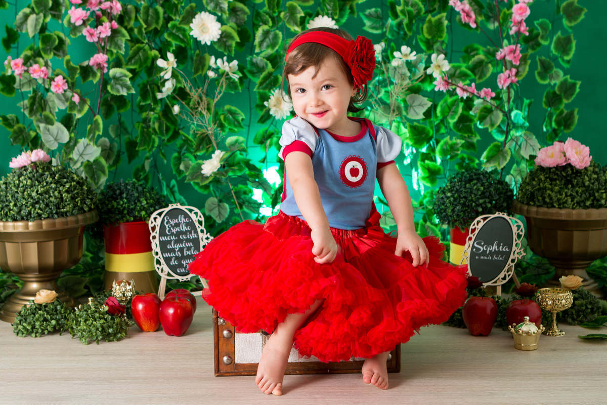 Ensaio smash the cake branca de neve