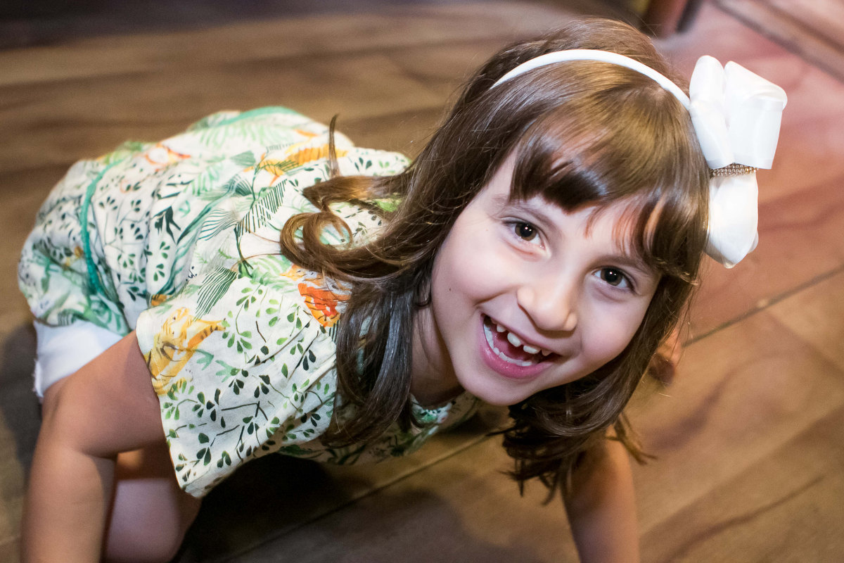 sorriso de felicidade