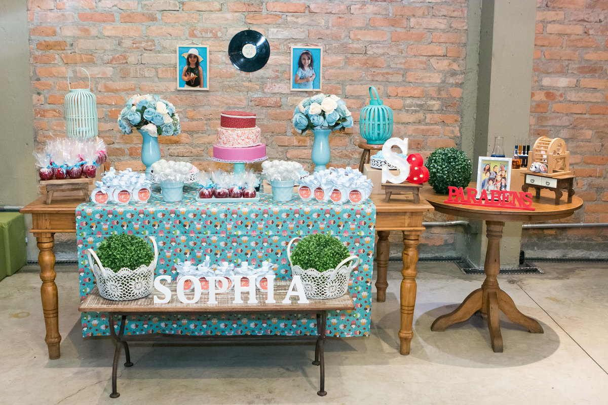 decoração buffet miniland