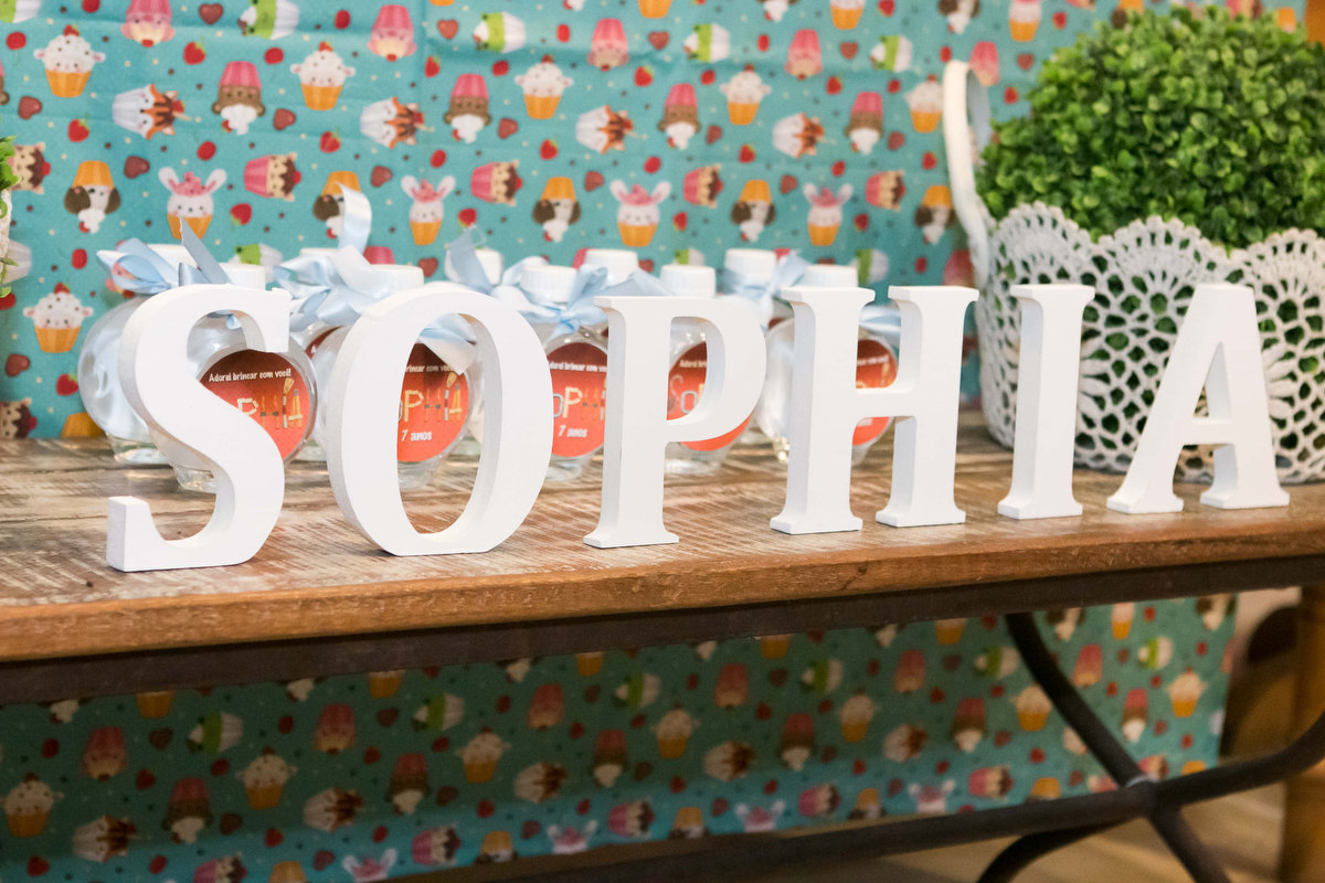 decoração buffet miniland