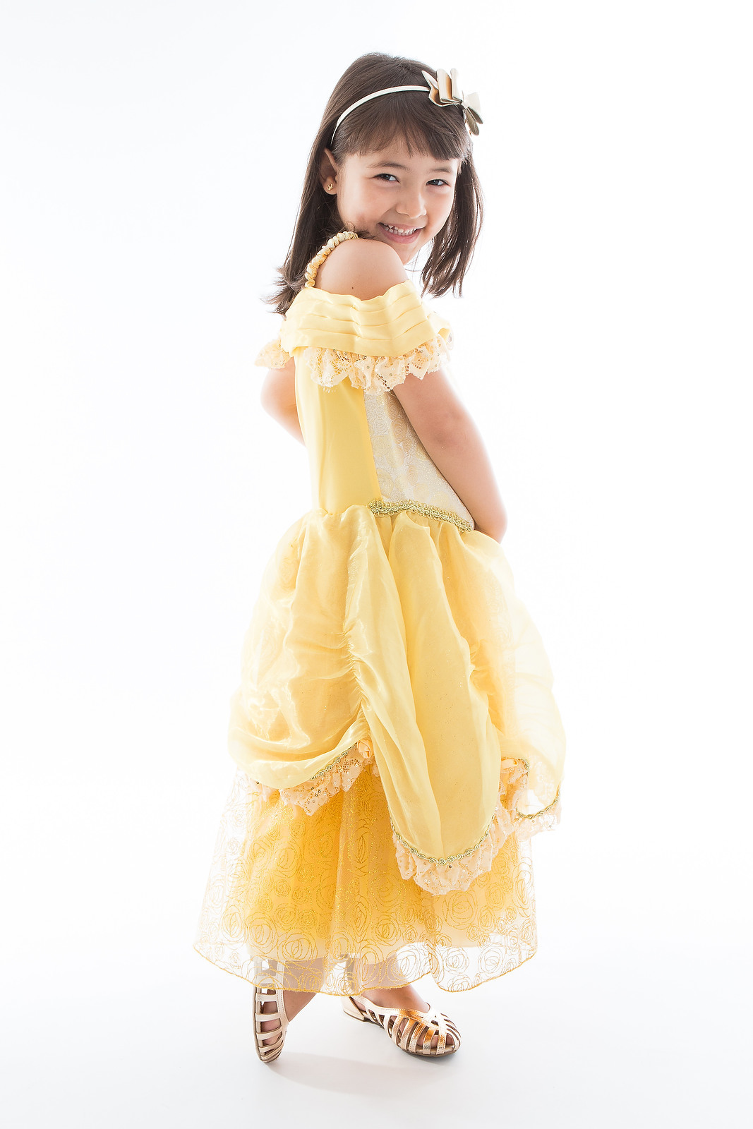 Ensaio menina tema bela e a fera disney clean