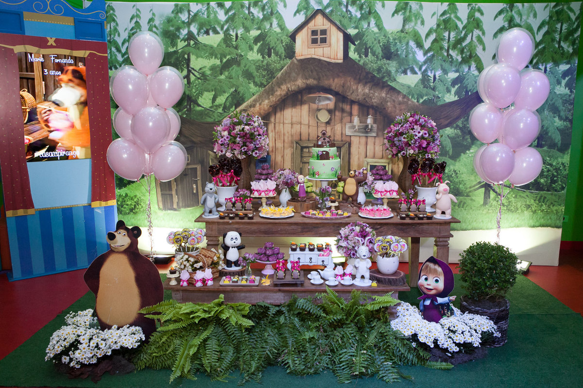 festa infantil, aniversário de 3 anos, menina, casa x , ipiranga , fotografo de criança e bebê , leão studio , flavio leao , xuxa, decoração festa marsha e o urso
