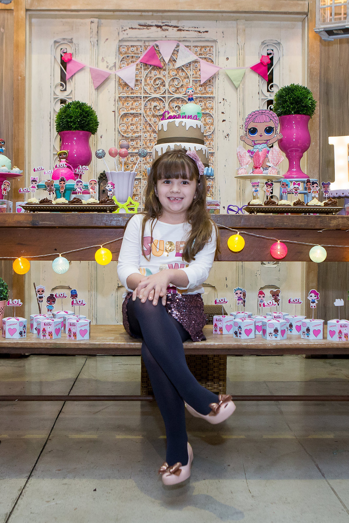 aniversário de menina, buffet miniland, tatuapé, festa de 5 anos, buffet infantil , tema LOL 