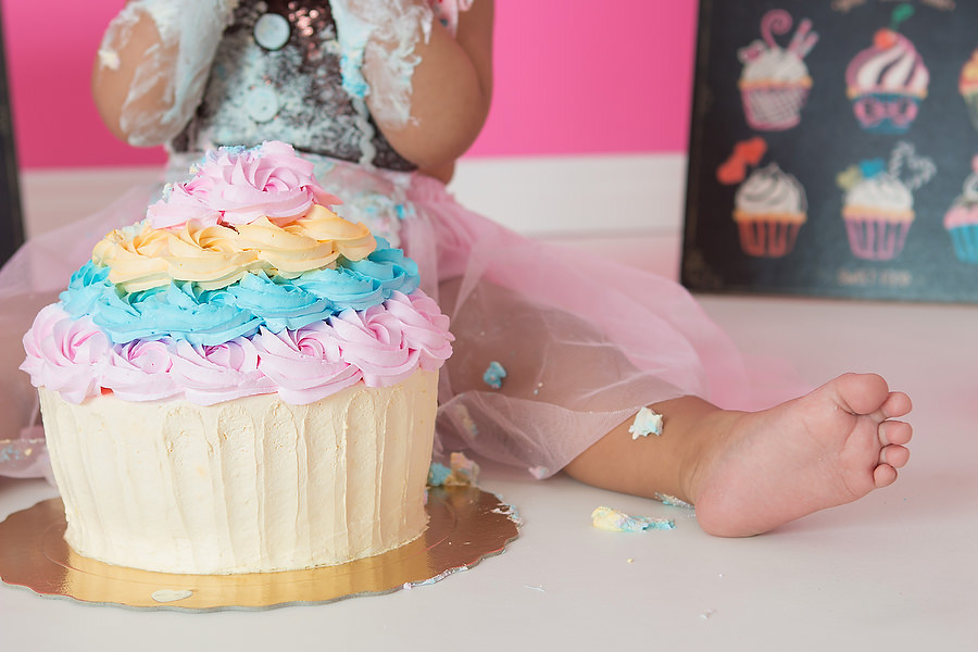 bolo de smash the cake em detalhes