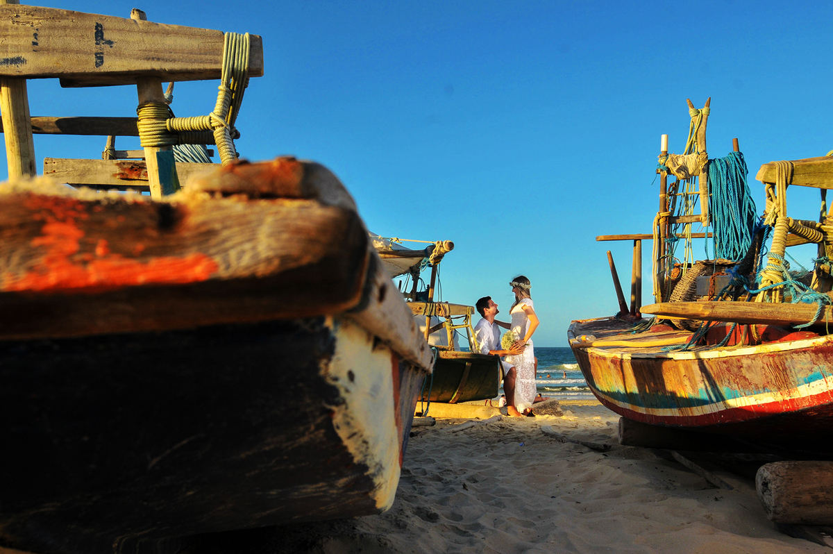 Lindo ensaio na praia