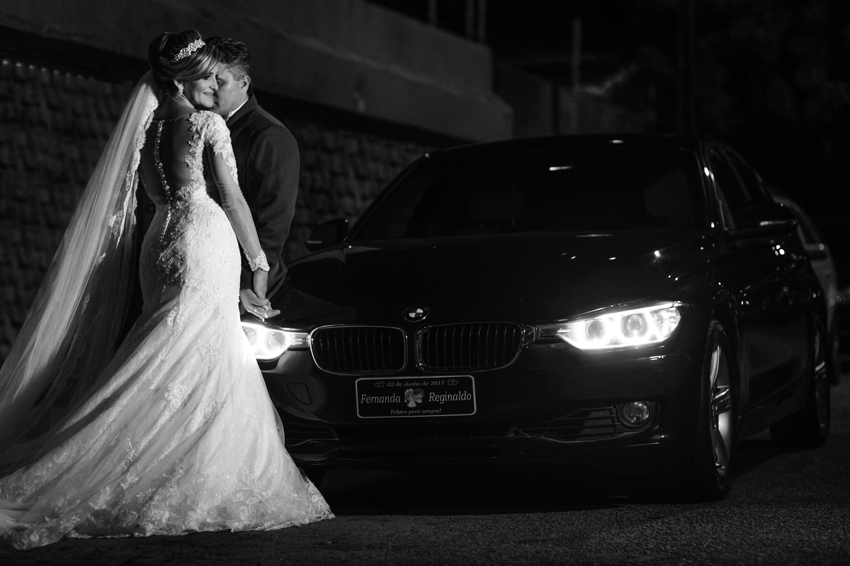 noivos chegando no buffet em fortaleza