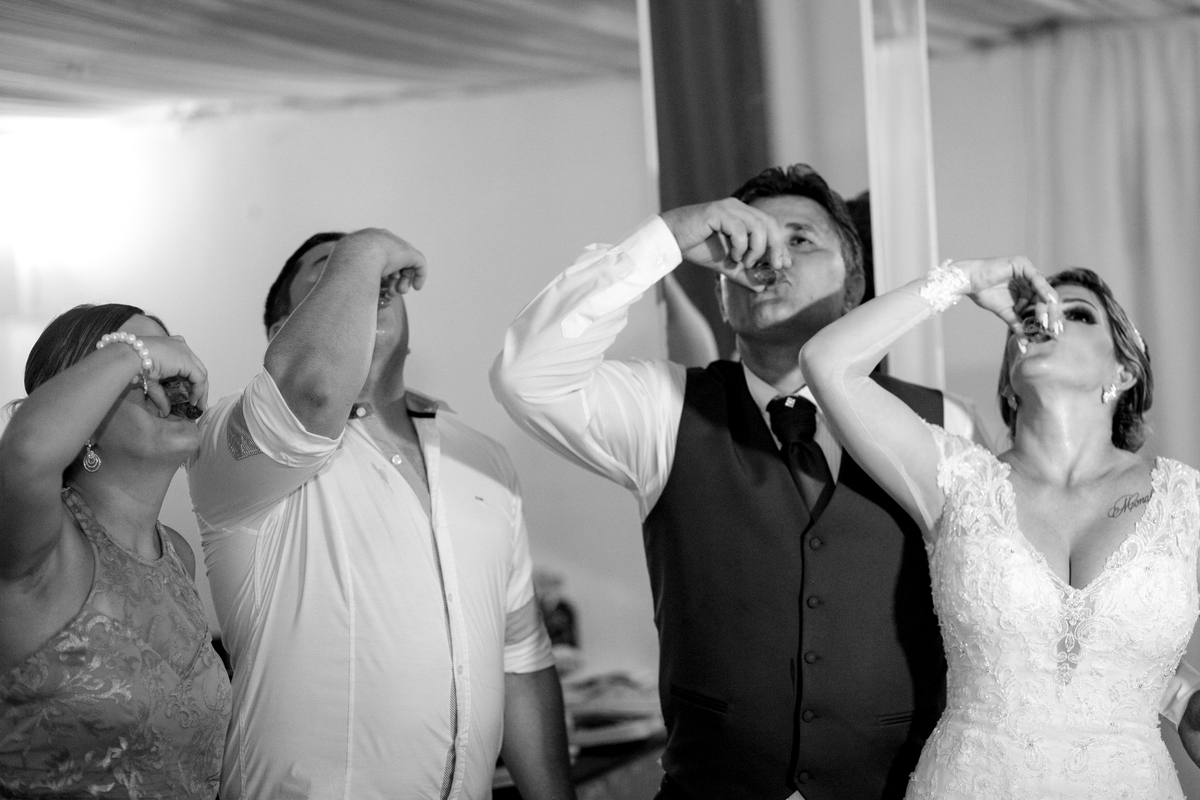 brinde dos noivos em fortaleza