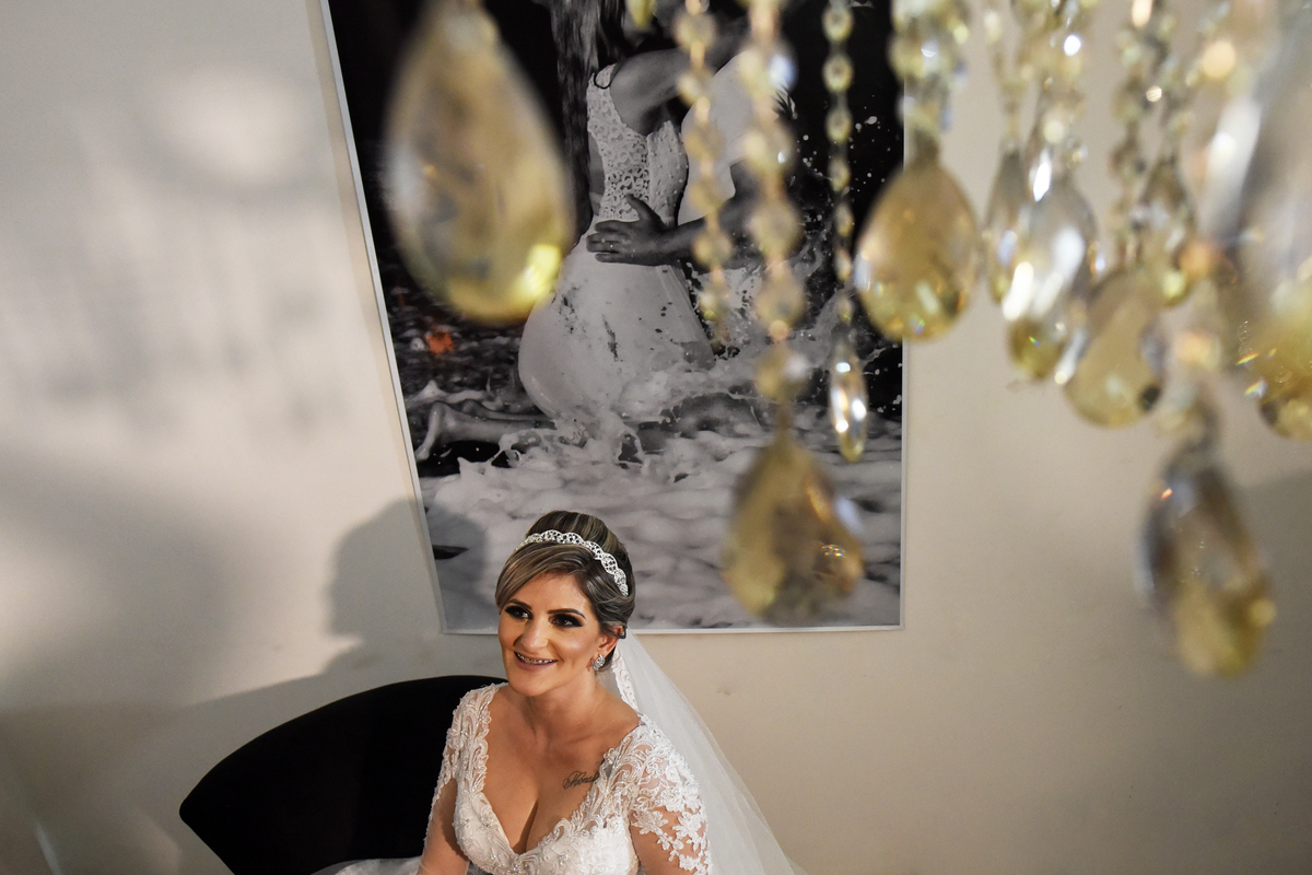 noiva no buffet em fortaleza