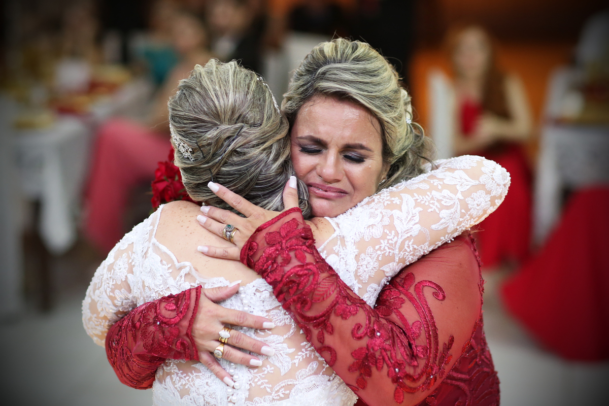 emoção de mãe e noiva fortaleza