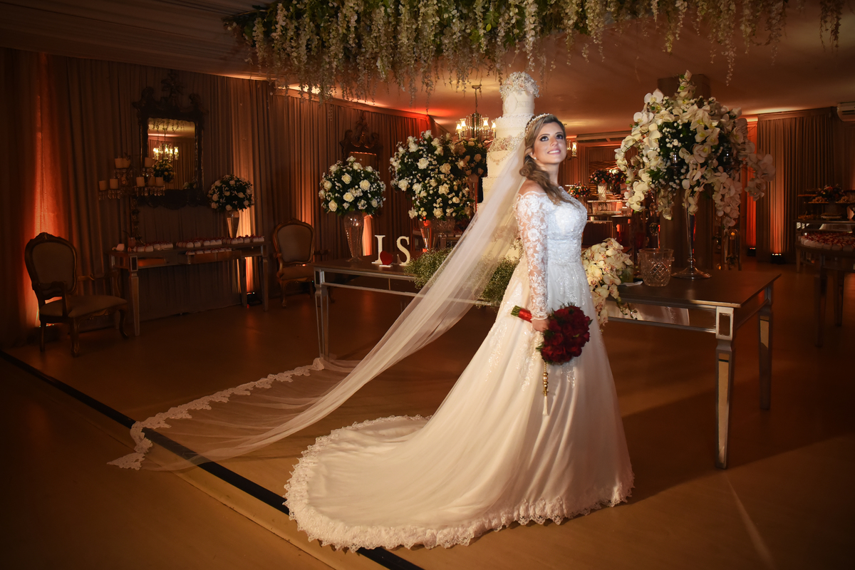 Lindo retrato da noiva em fortaleza