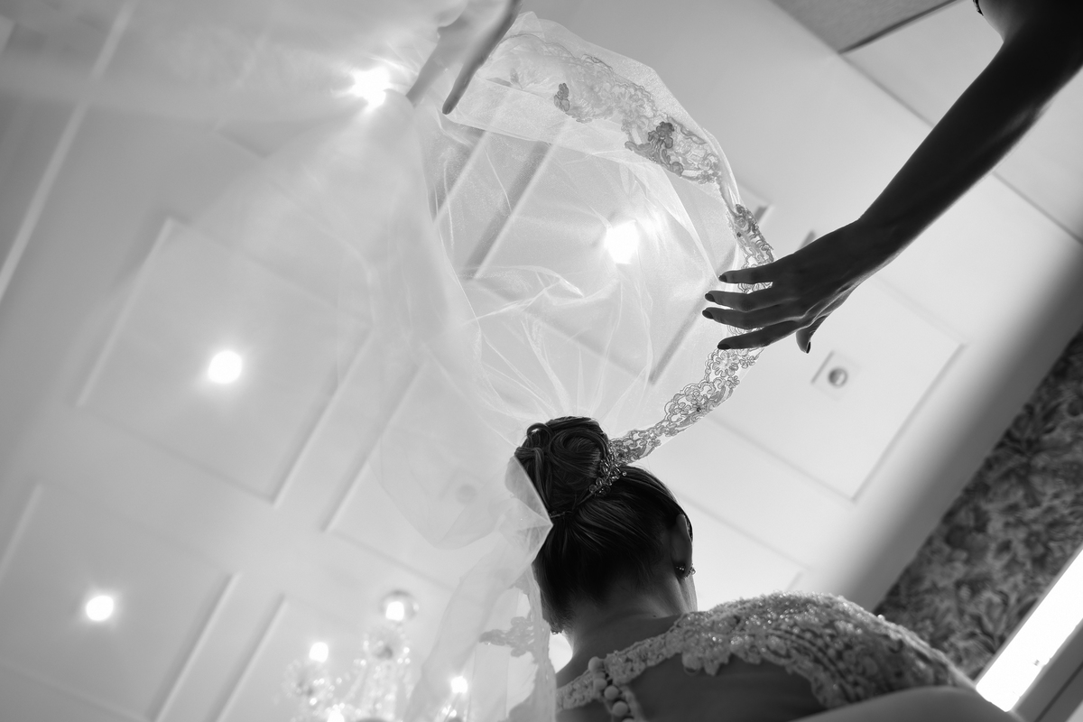 Fotografia making of noiva fortaleza