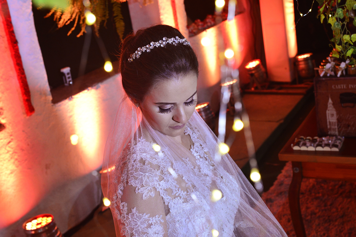 Lindo retrato da noiva em fortaleza