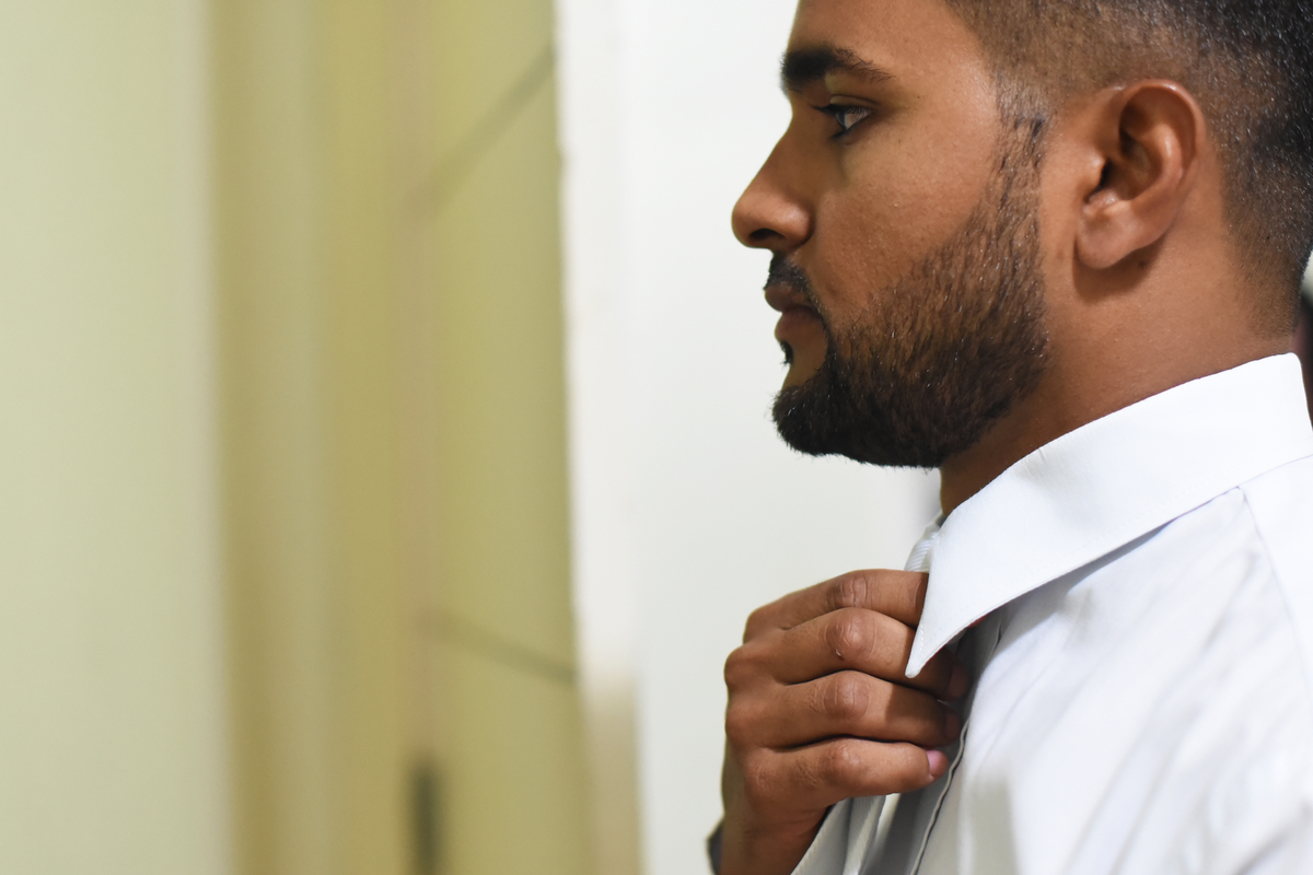 Preparação do noivo em umirim