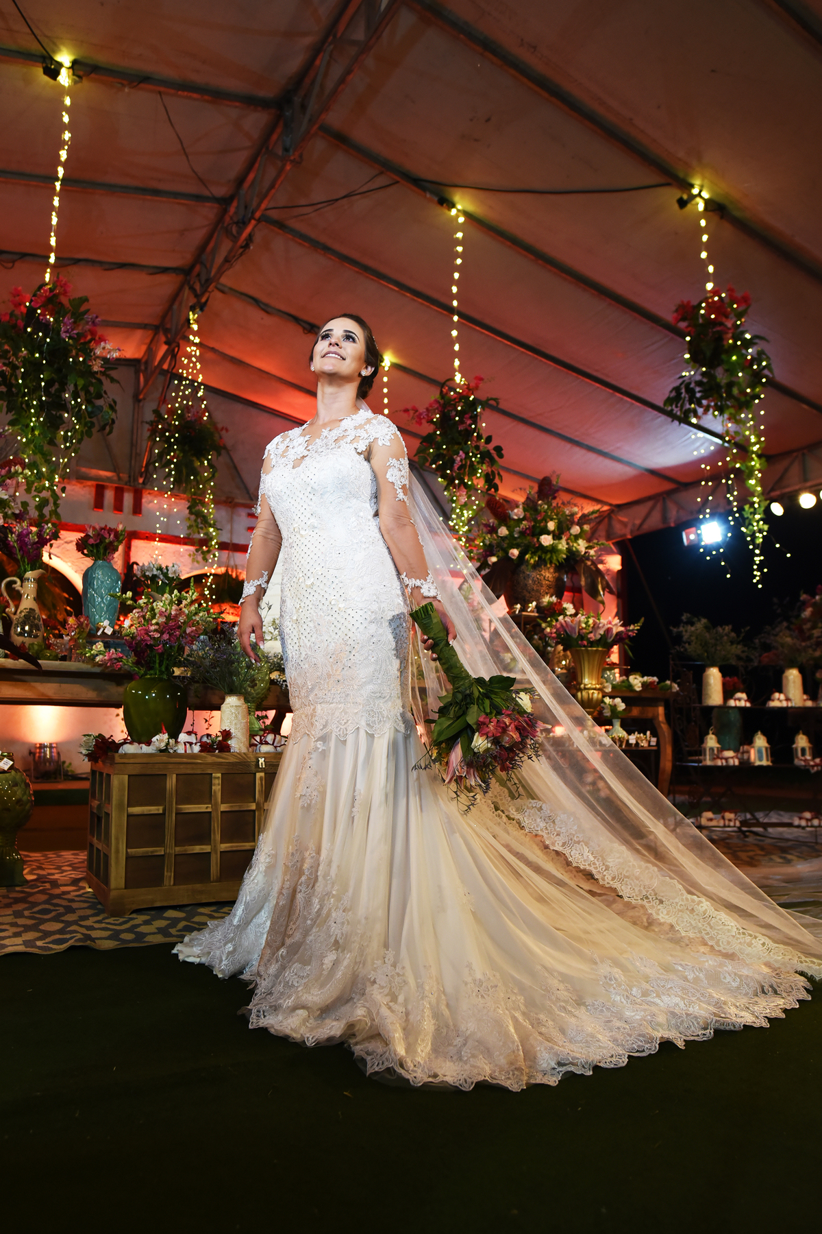 Linda noiva no sitio em Umirim