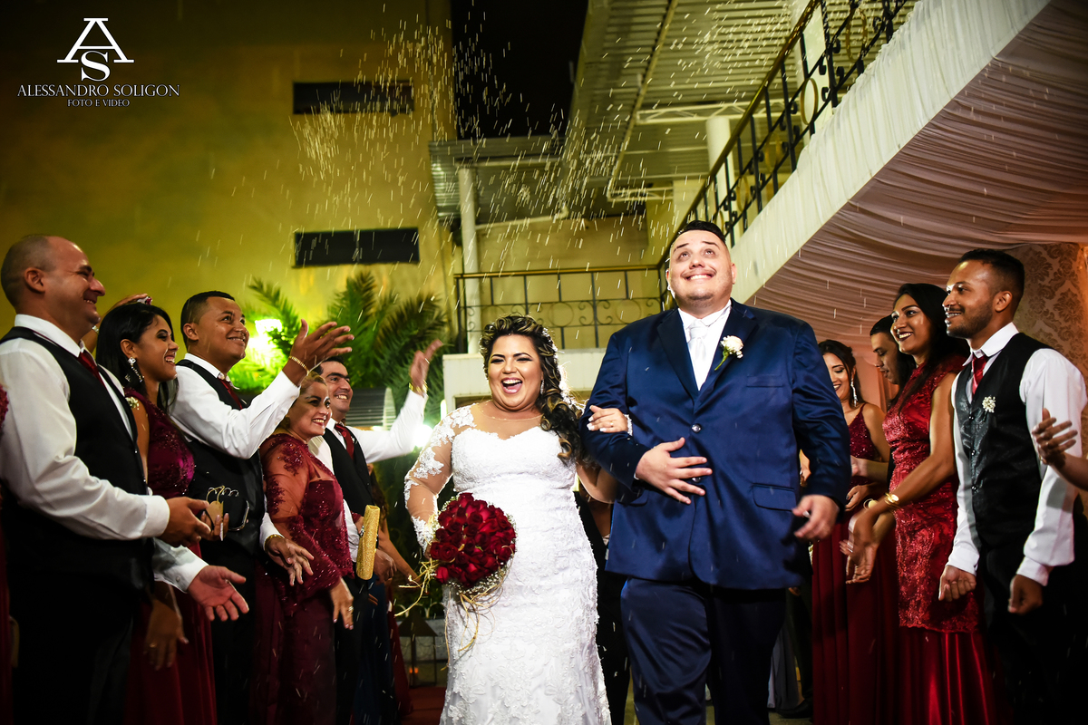 Saida dos noivos em fortaleza
