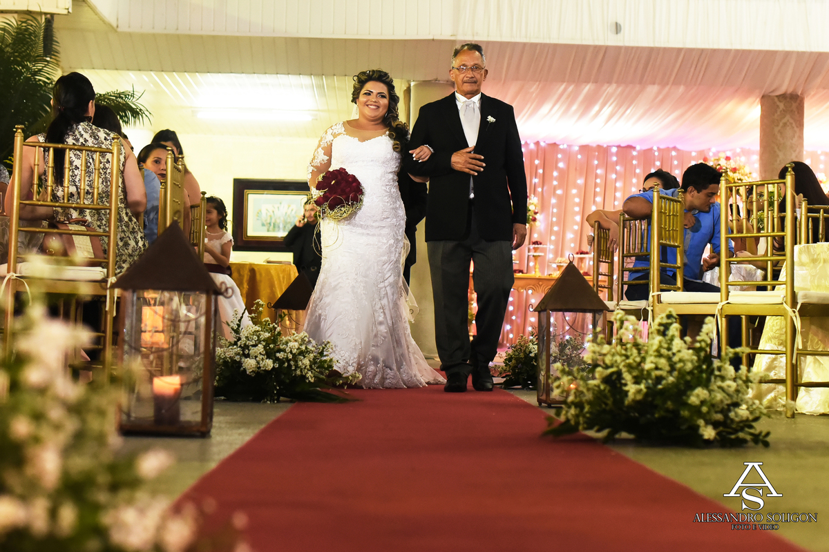 Entrada da noiva em fortaleza