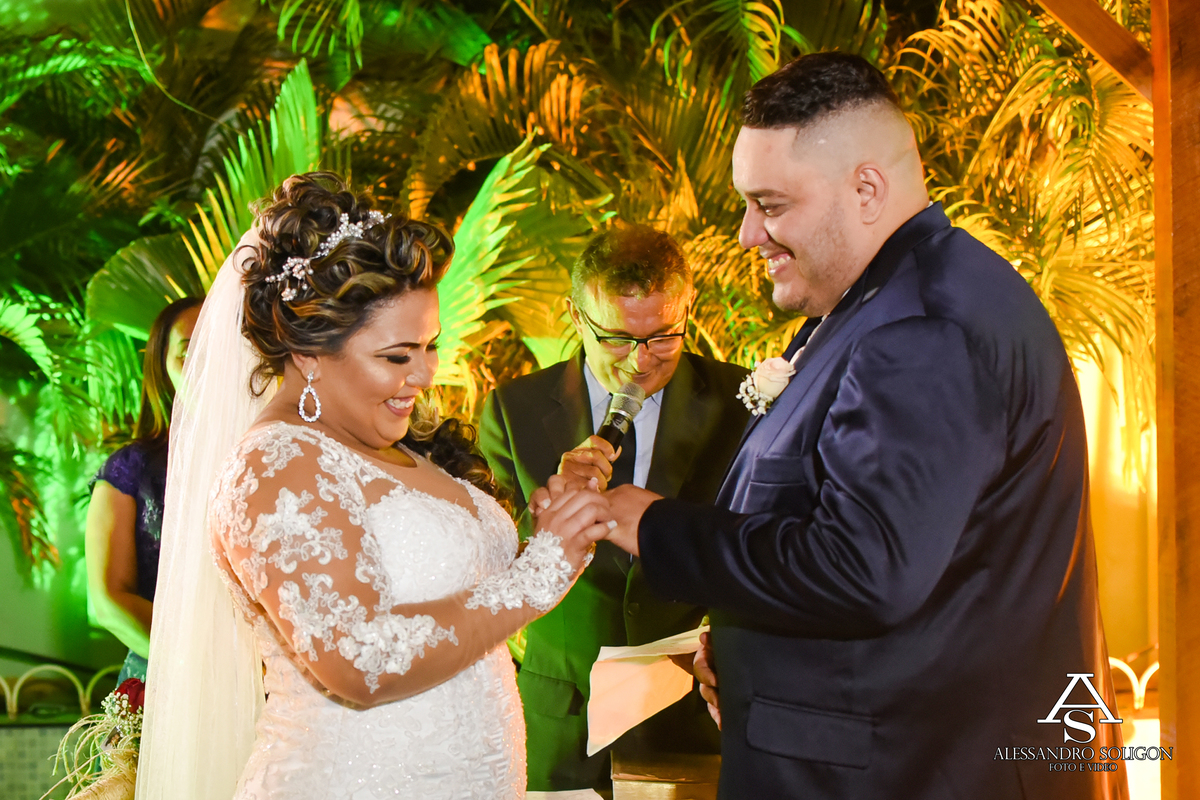 Troca das alianças noivos em fortaleza