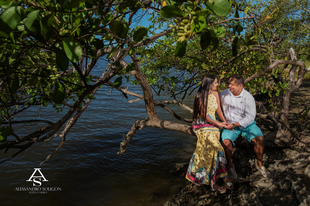 Ensaio pre casamento no campo