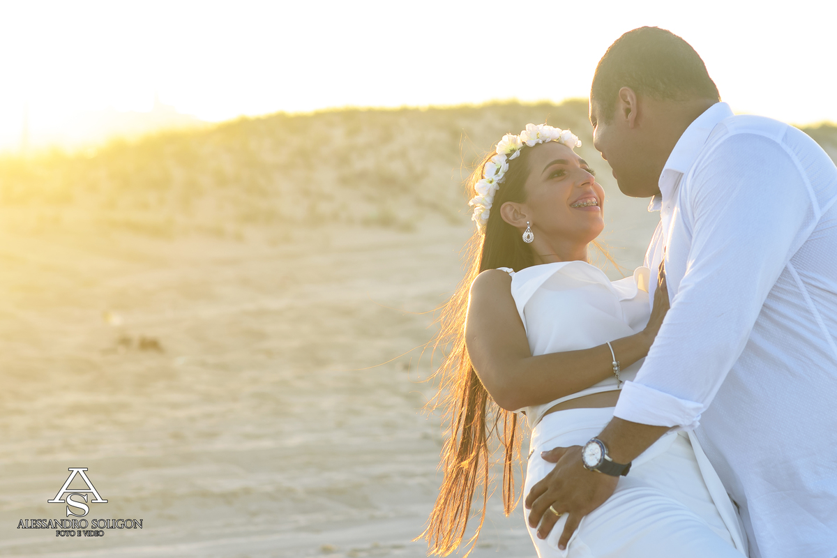 Lindo ensaio casal no por do sol em fortaleza