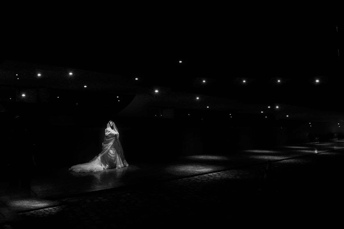 A noiva no Marina Park Hotel