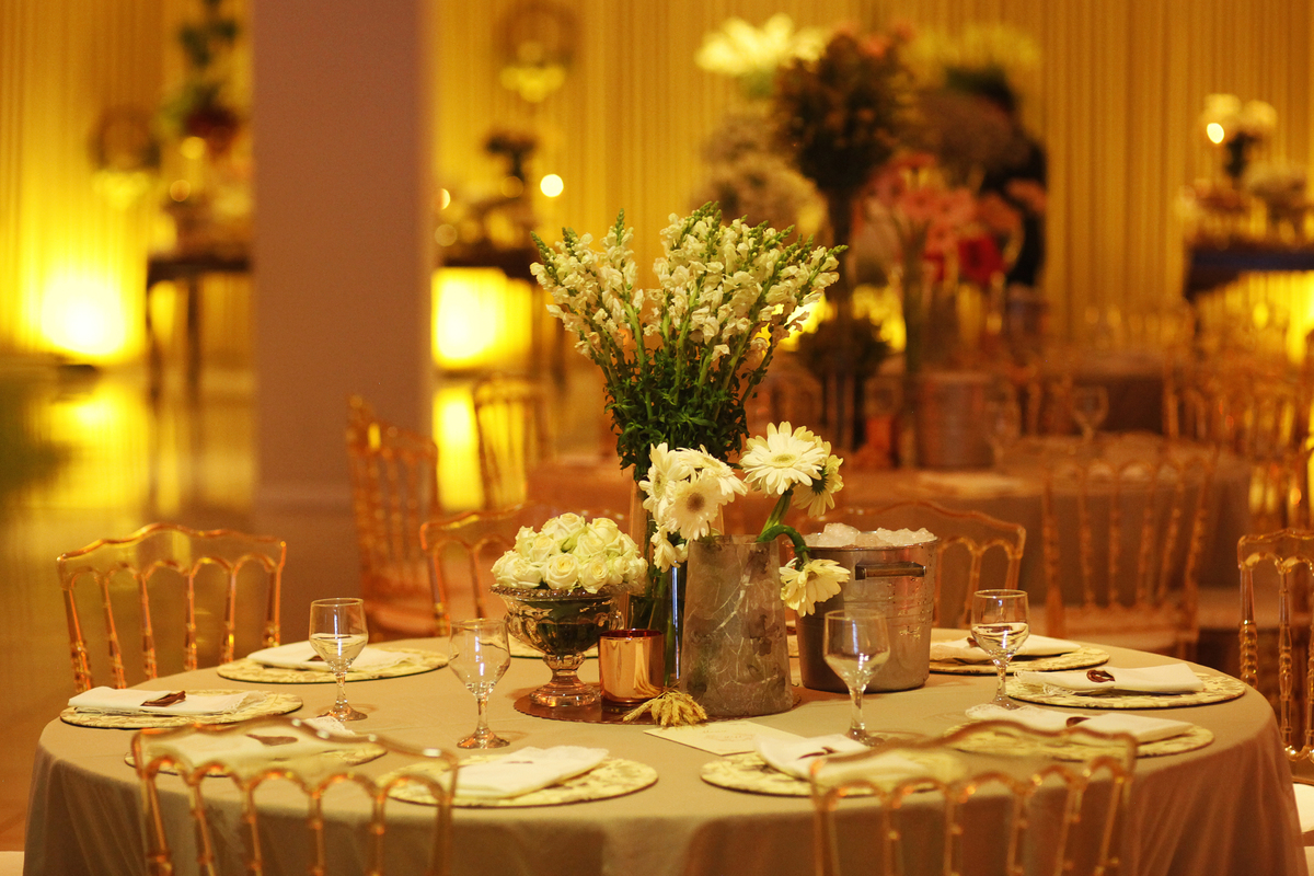 A decoração de Casamento no Marina Park Hotel