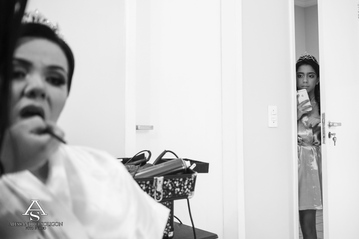 Noiva no salão Lu Svensson