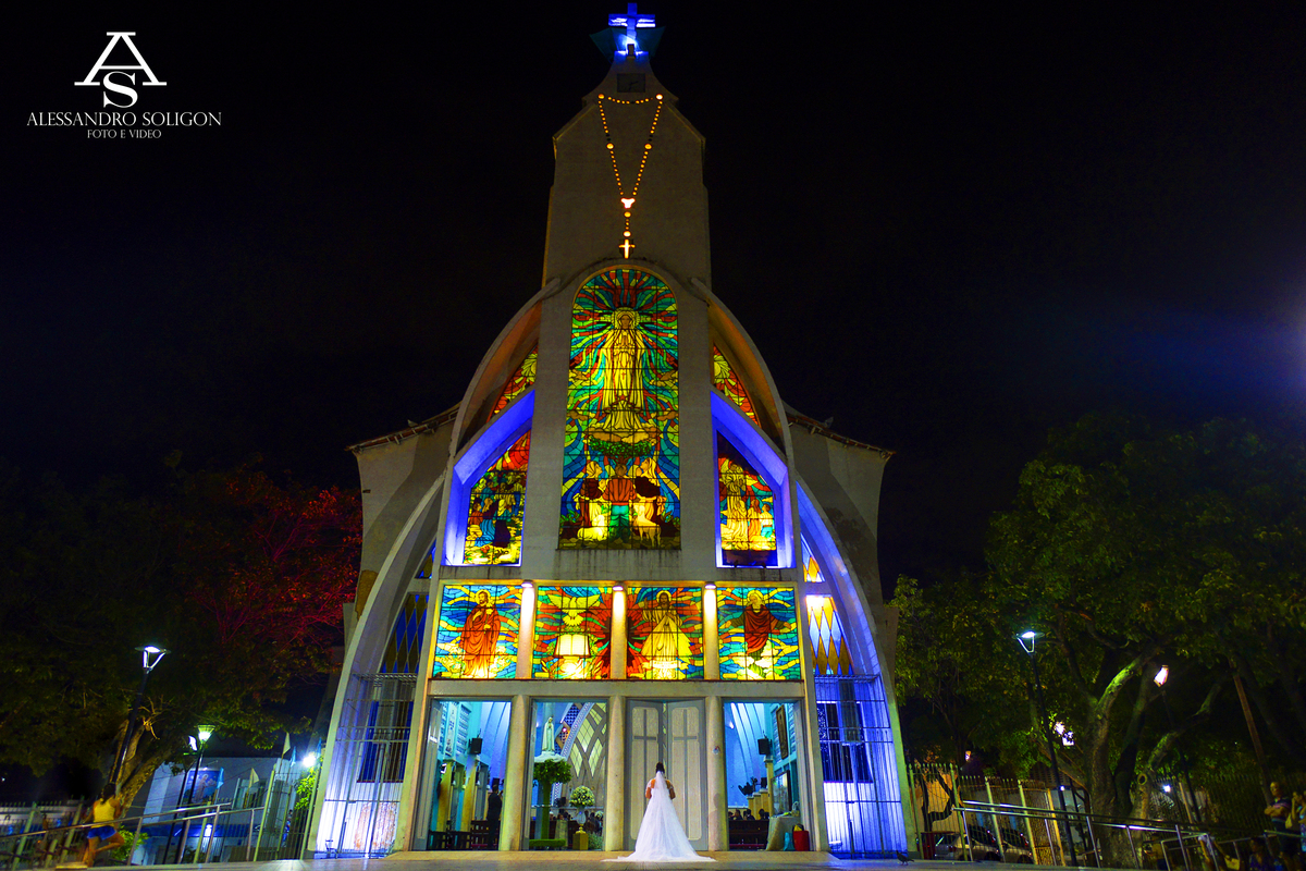 Noiva na Igreja de Fatima em fortaleza