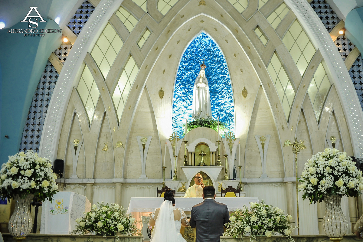 Linda cerimonia  de casamento em Fortaleza