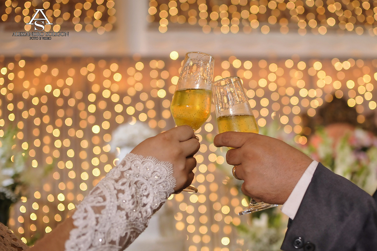 Brinde dos noivo no Brasil