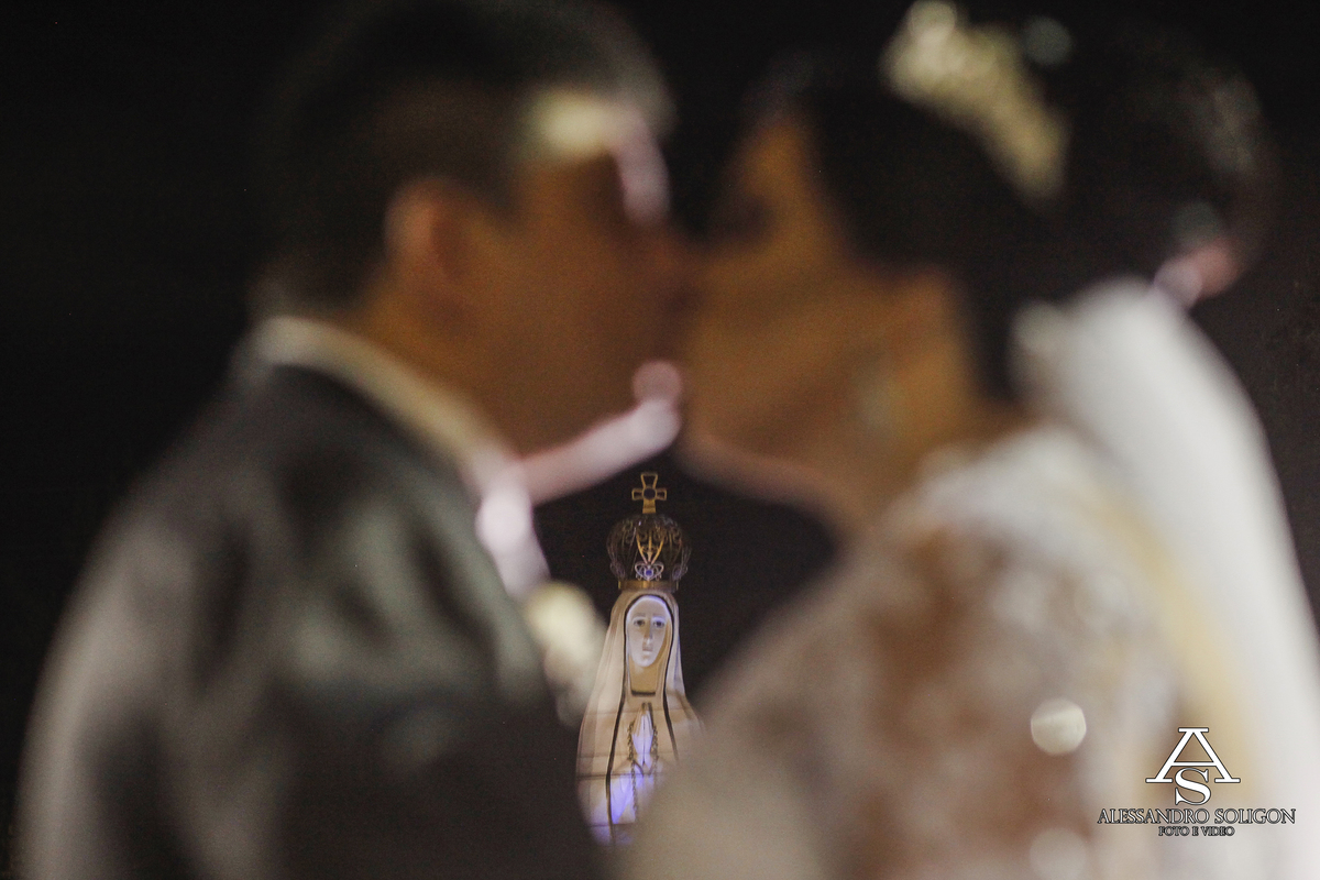 Noivos saindo da Igreja em Fortaleza