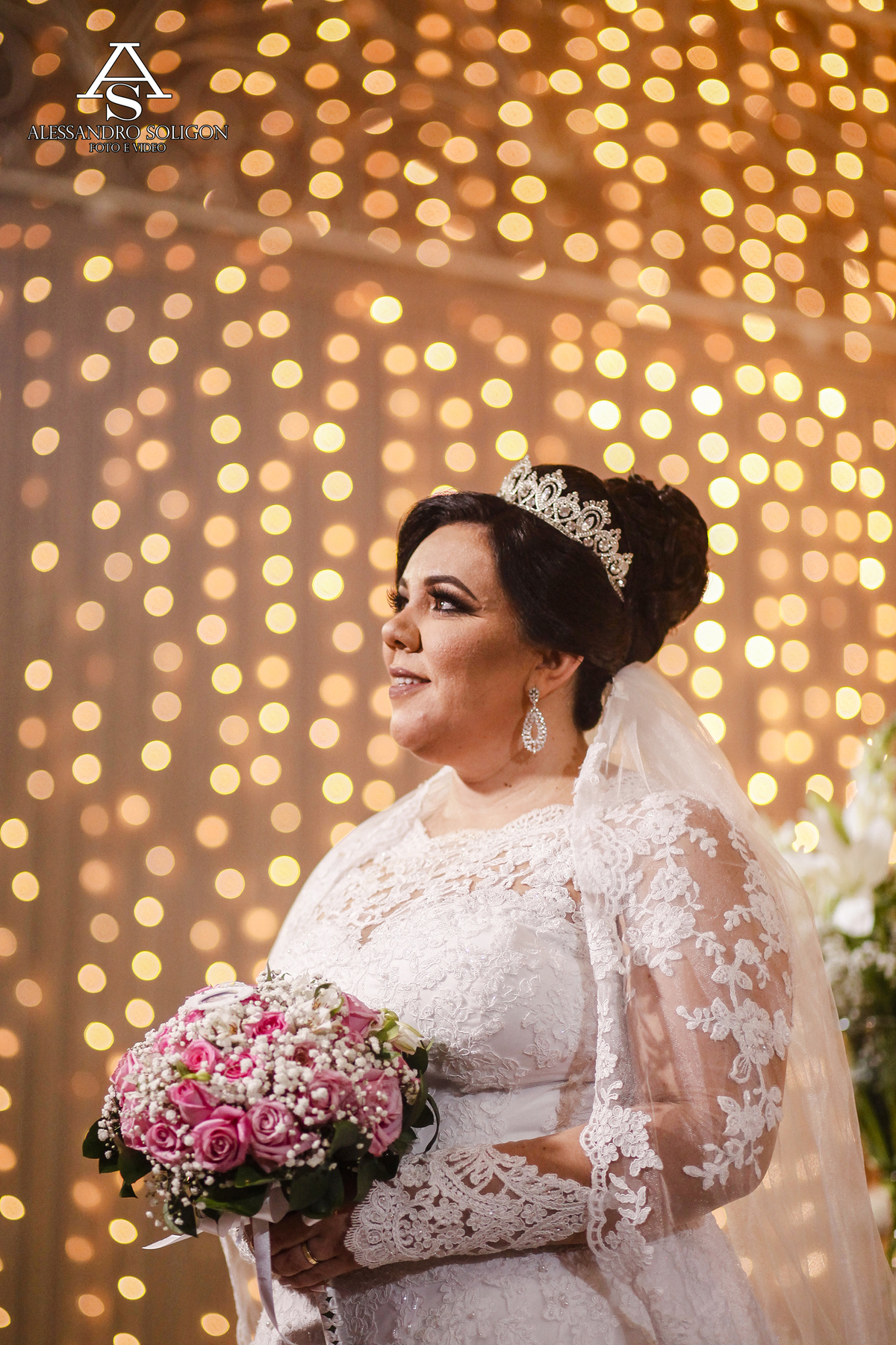 Linda noiva no Luannas Buffet