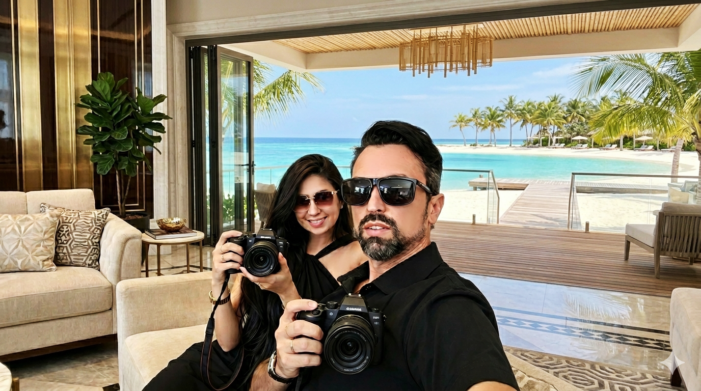 Sobre Fotógrafo na praia em Maceió / São Miguel dos Milagres / Maragogi / Francês - CARLOS LARBAC
