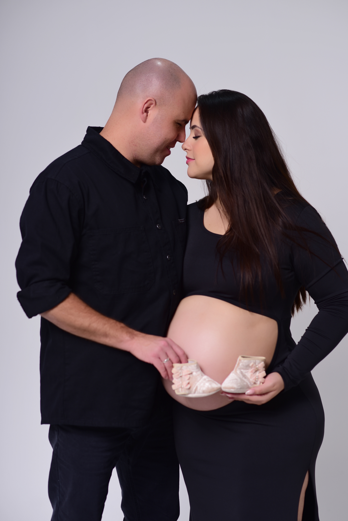 foto gestante gravidez maternidade mae mae de menina fotografo no litoral foto estudio