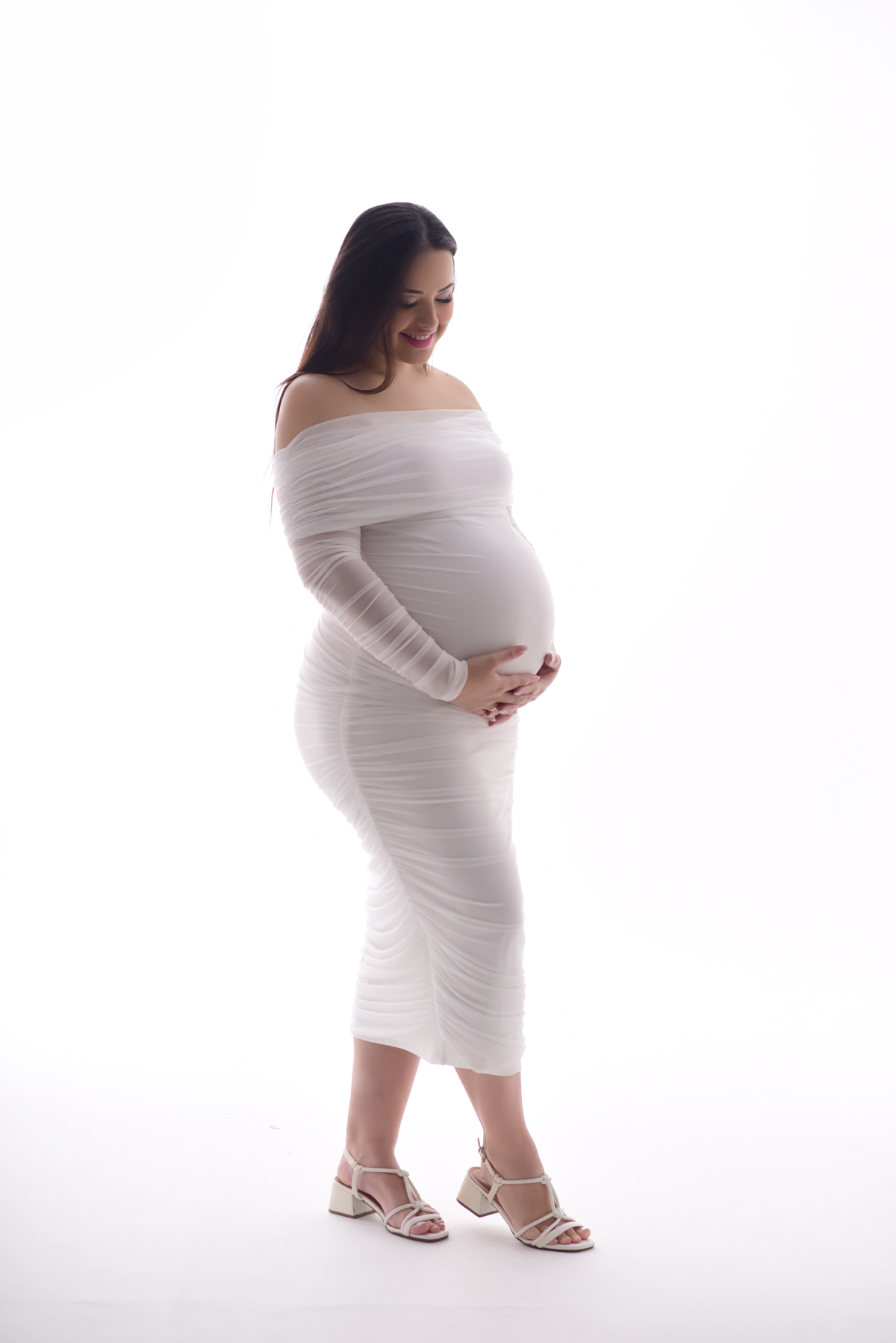 foto gestante gravidez maternidade mae mae de menina fotografo no litoral foto estudio