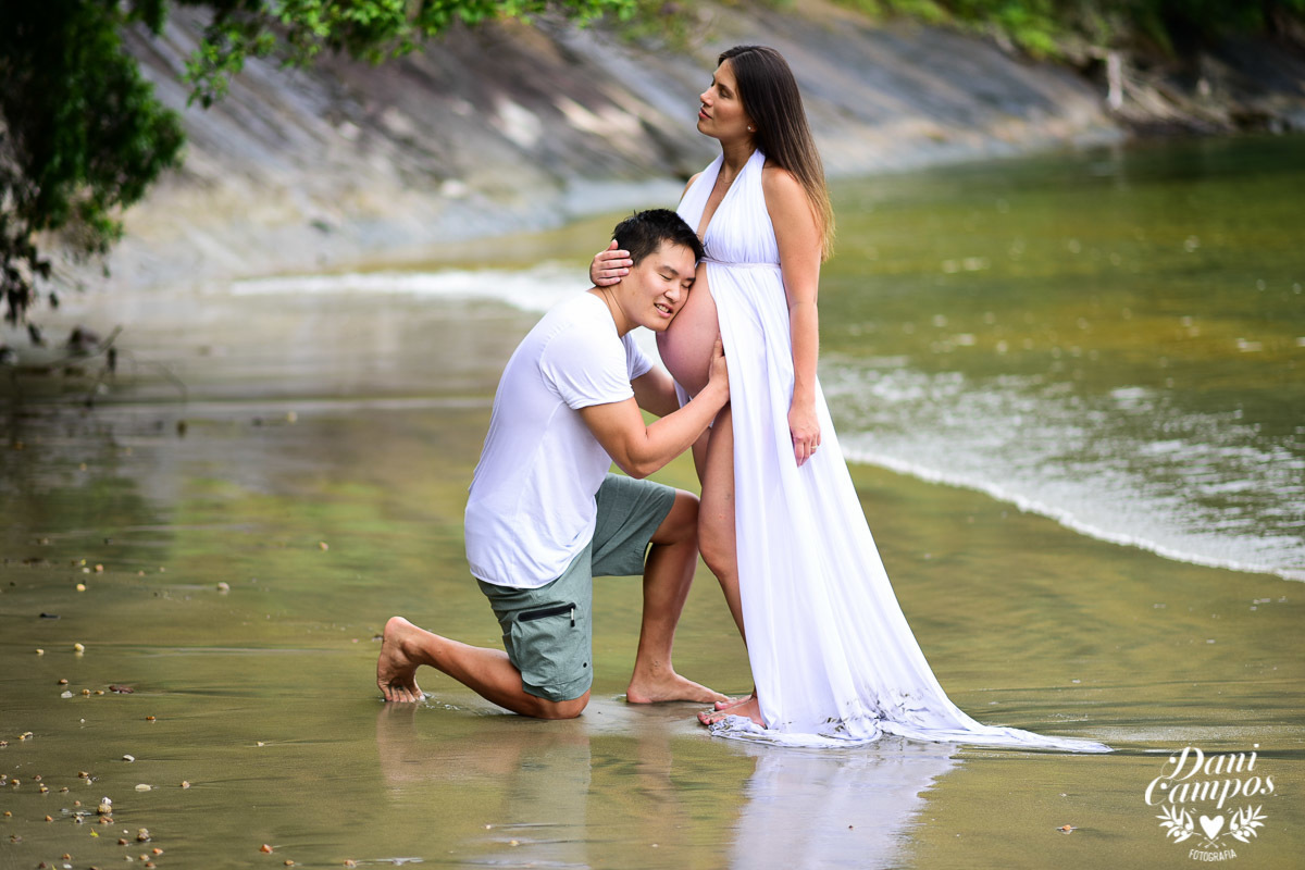 fotos de gestante na praia fotografos no litoral dani campos fotografia materninade gravidez