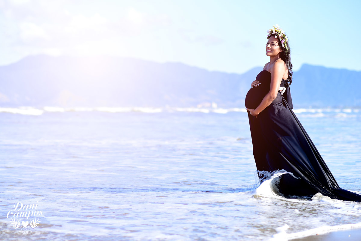 gestante na praia danicampos fotografia ensaio fotografico gestante 