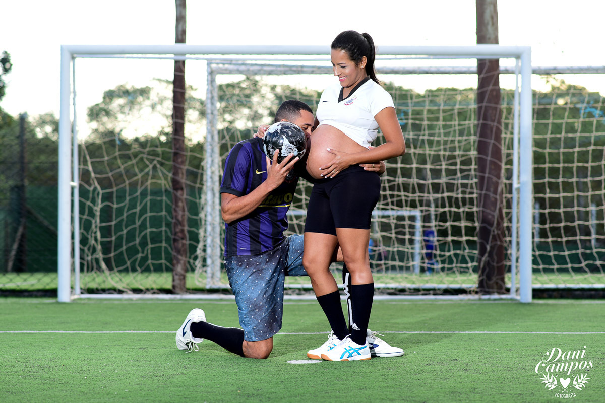 futebol gestante ensaio fotografico futebol
