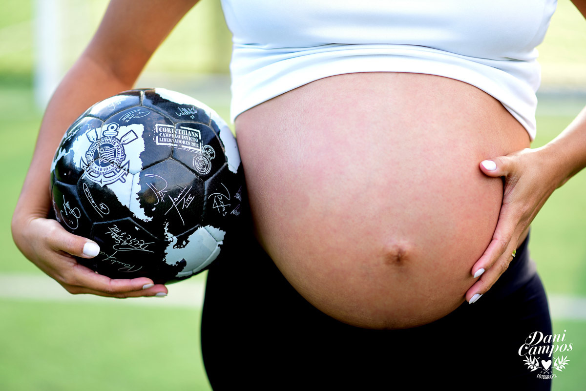 futebol gestante ensaio fotografico futebol
