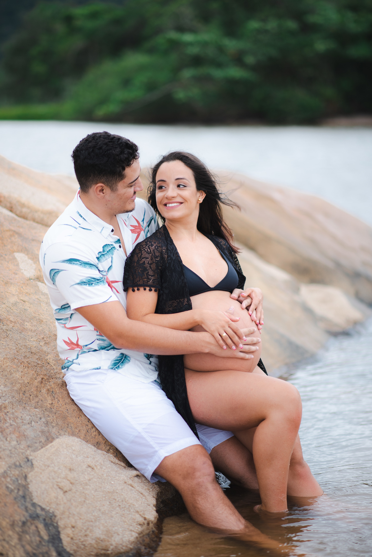 gestante ensaio fotografico na praia gravidez maternidade fotografo no litoral