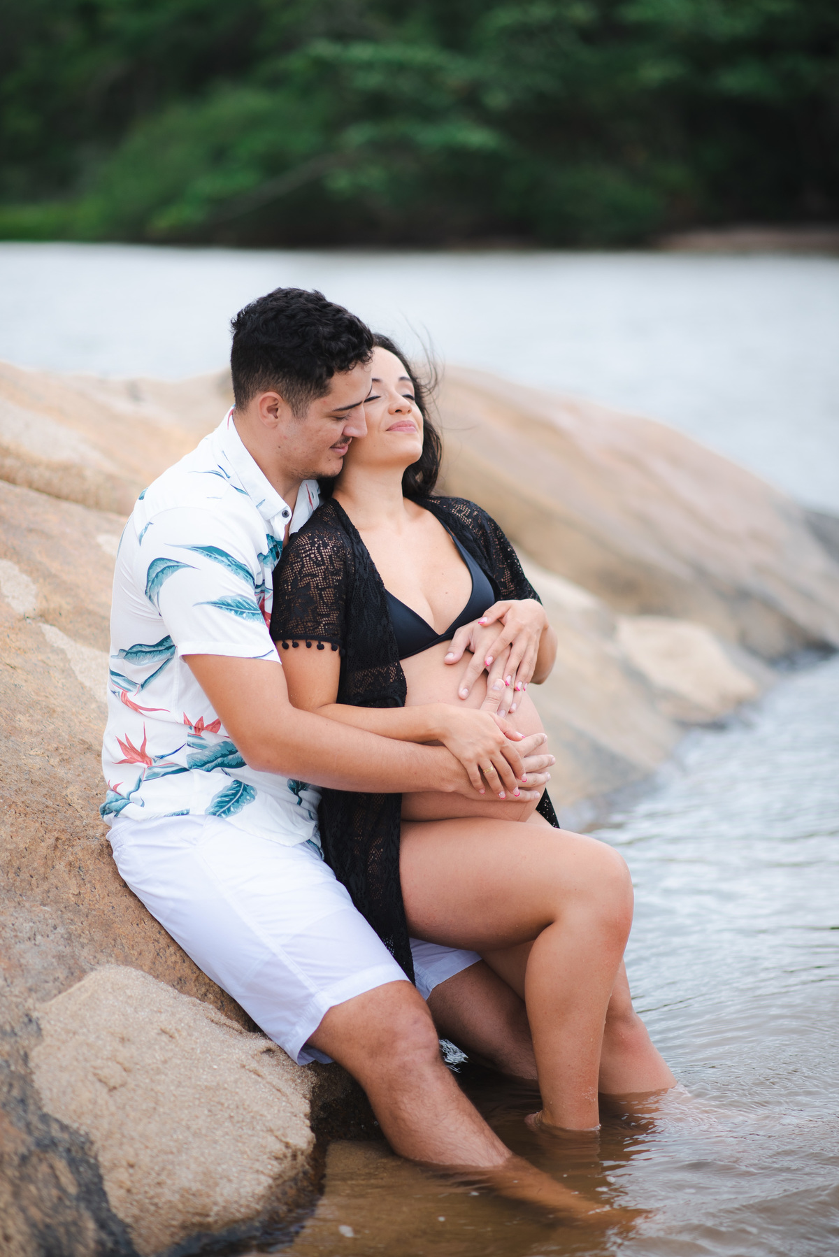 gestante ensaio fotografico na praia gravidez maternidade fotografo no litoral