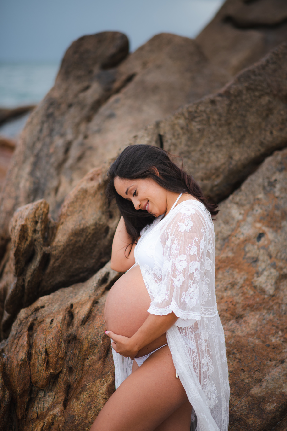 gestante ensaio fotografico na praia gravidez maternidade fotografo no litoral